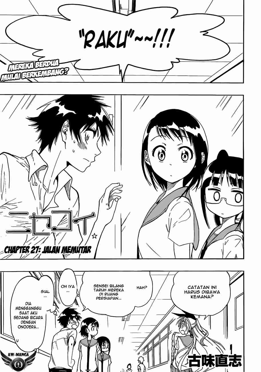Nisekoi Chapter 27 Gambar 3