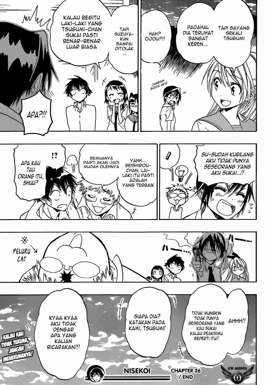 Nisekoi Chapter 26 Gambar 22