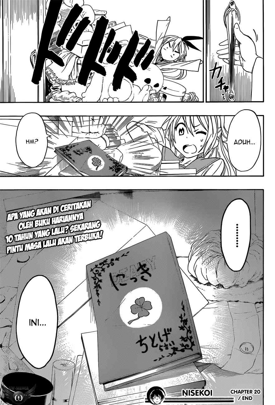 Nisekoi Chapter 20 Gambar 21