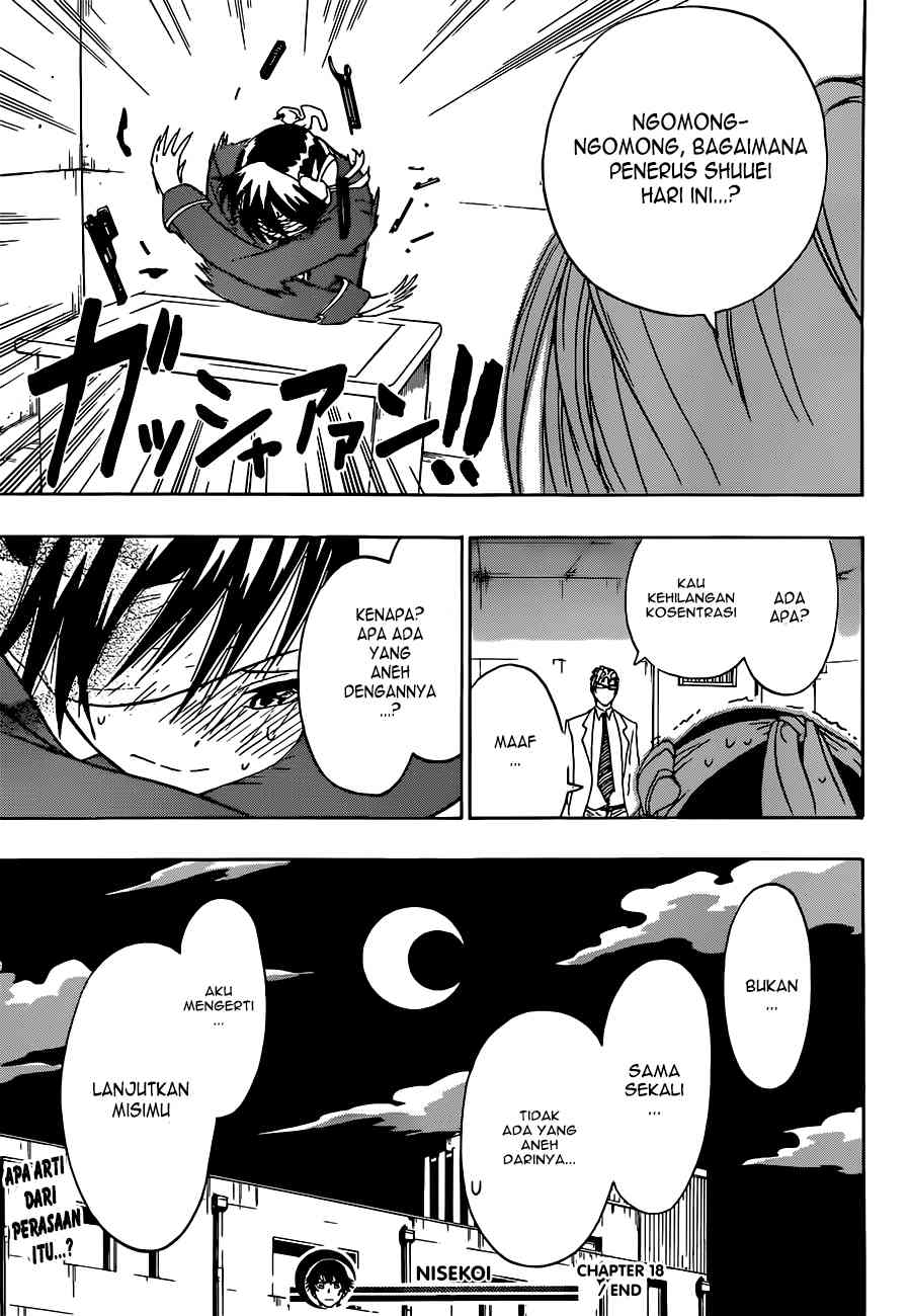 Nisekoi Chapter 18 Gambar 21
