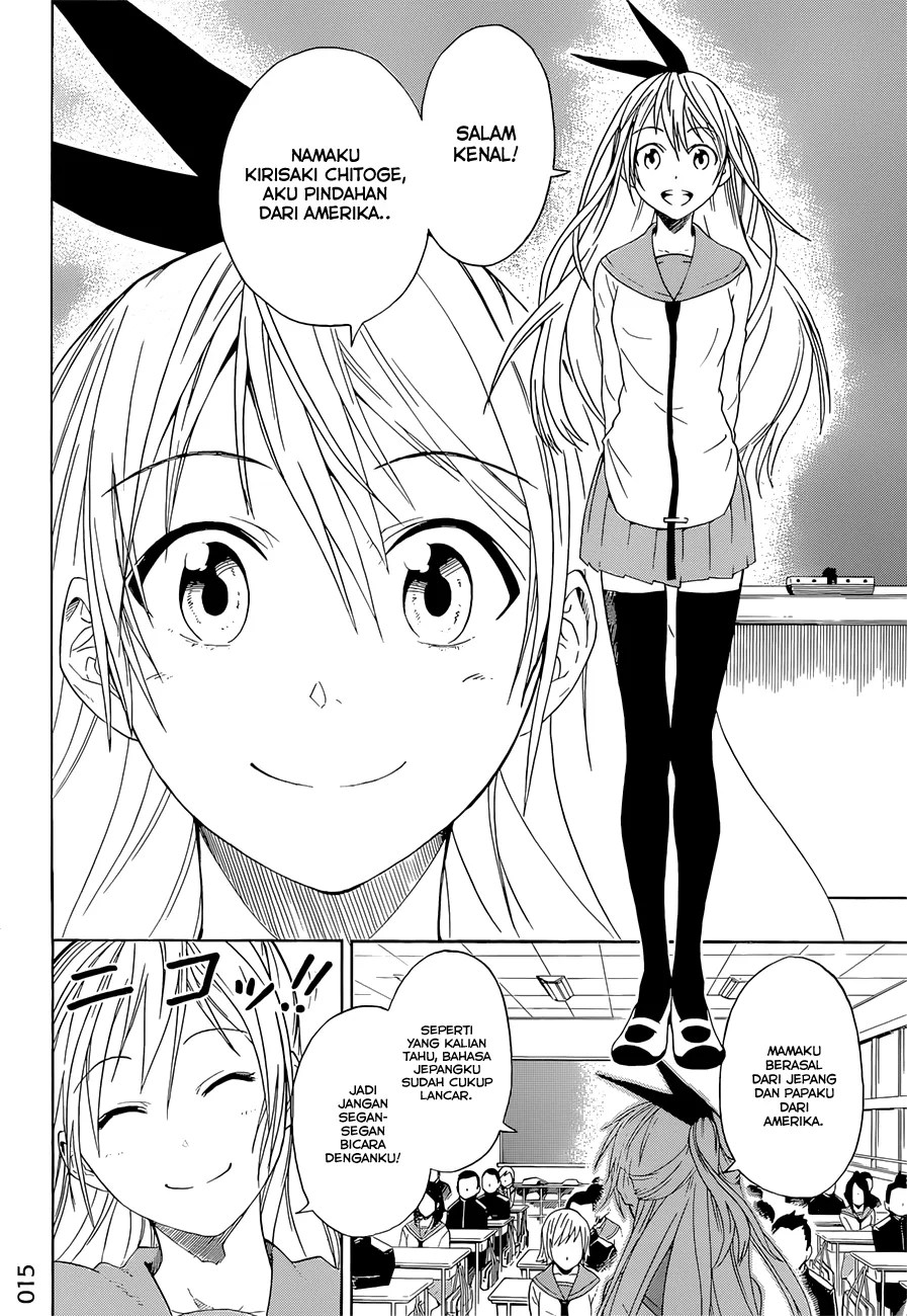 Nisekoi Chapter 1 Gambar 15