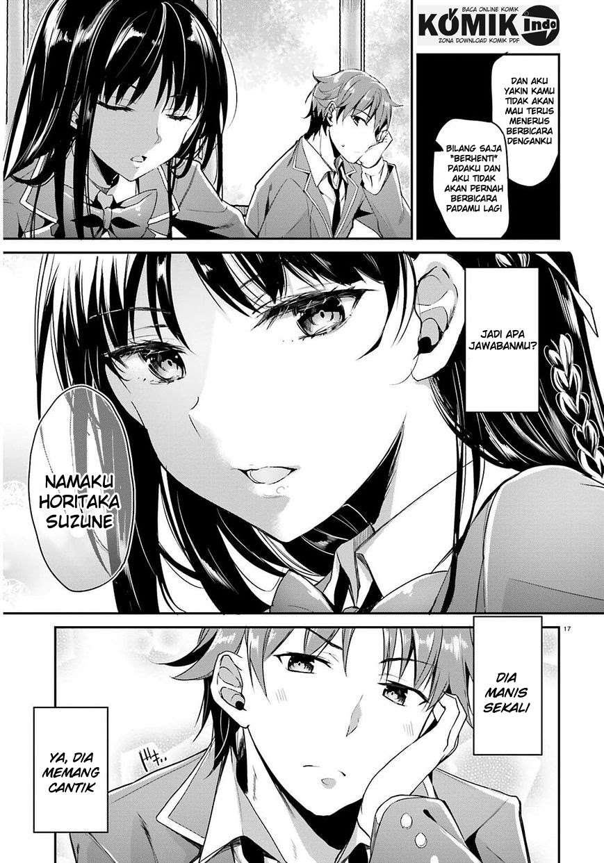 Youkoso Jitsuryoku Shijou Shugi no Kyoushitsu e Chapter 1 Gambar 18