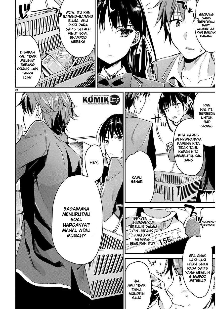 Youkoso Jitsuryoku Shijou Shugi no Kyoushitsu e Chapter 1 Gambar 25