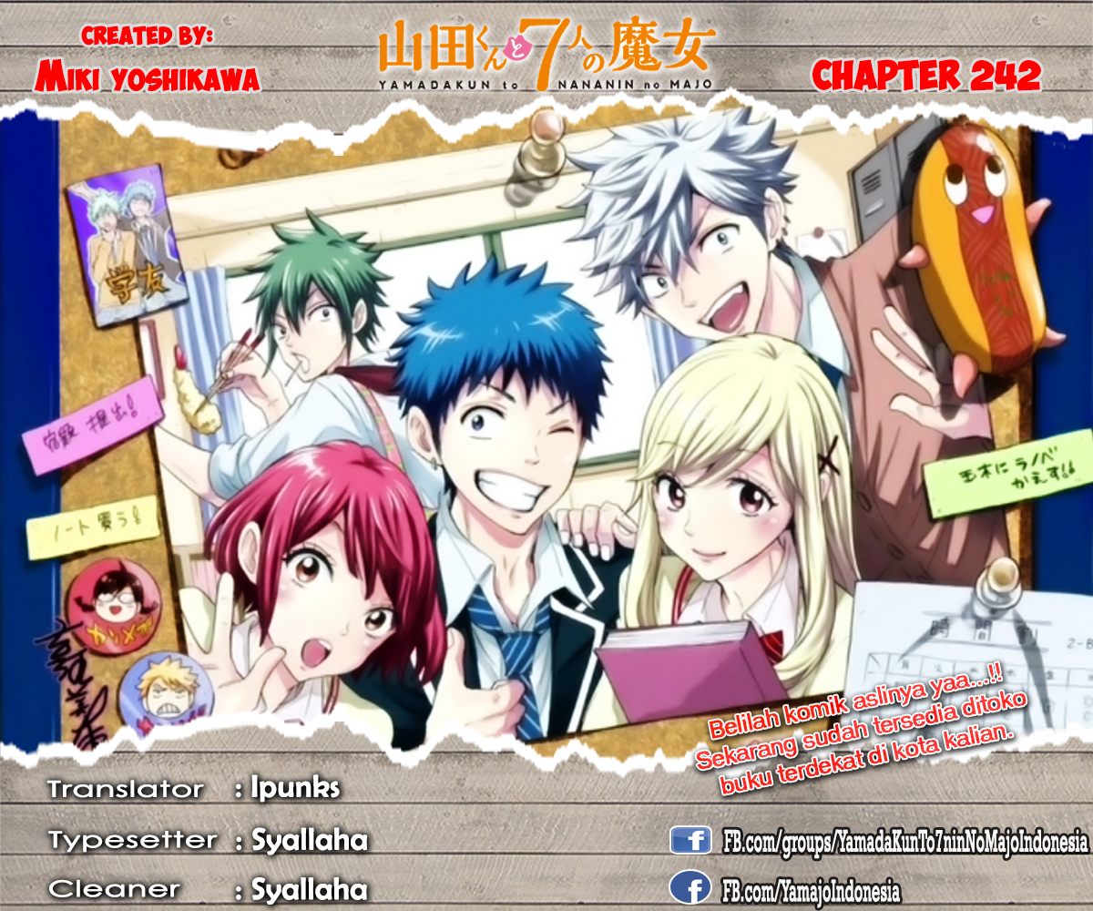 Baca Komik Yamada-kun to 7-nin no Majo Chapter 242 Gambar 1
