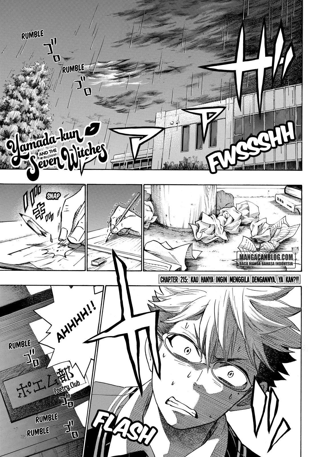 Baca Komik Yamada-kun to 7-nin no Majo Chapter 215 Gambar 1