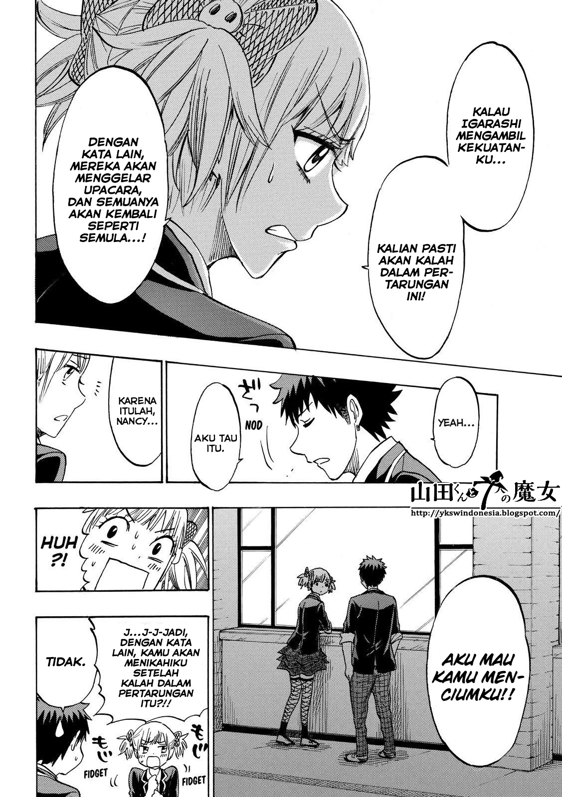 Yamada-kun to 7-nin no Majo Chapter 165 Gambar 24