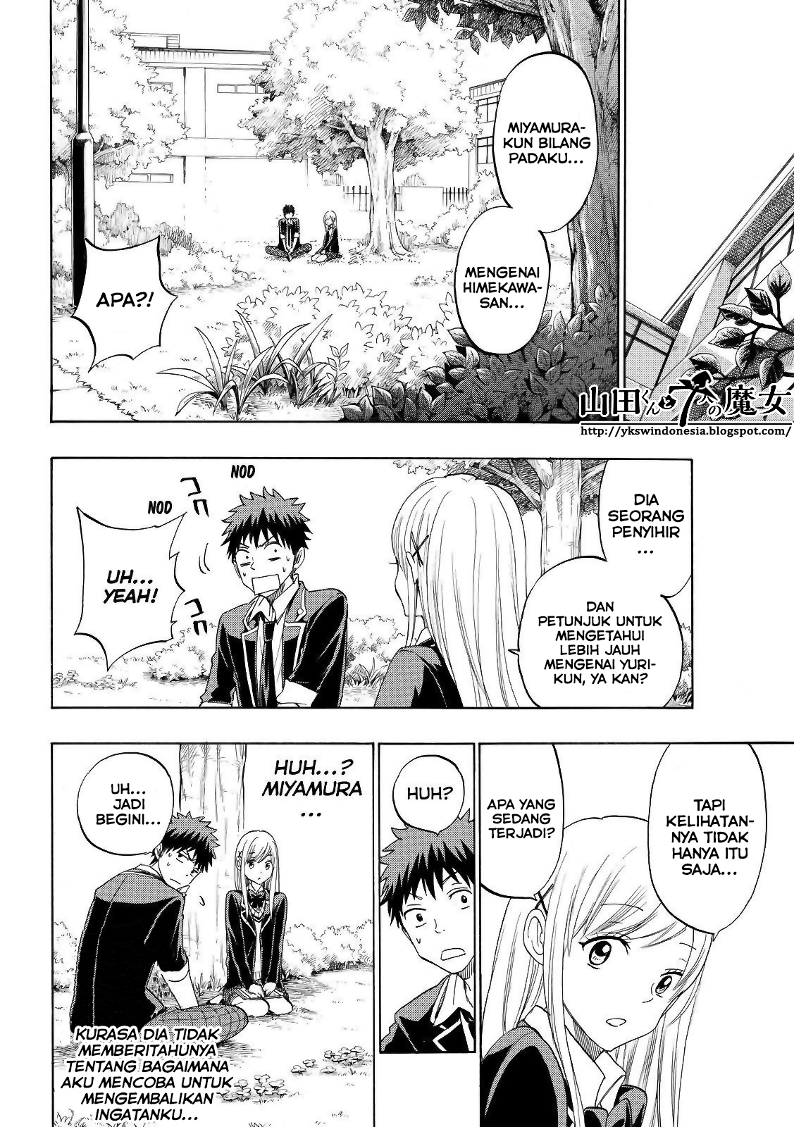 Yamada-kun to 7-nin no Majo Chapter 154 Gambar 10