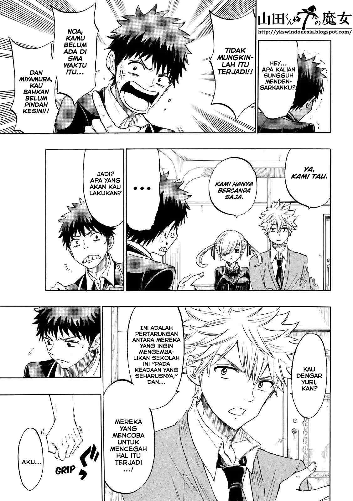 Yamada-kun to 7-nin no Majo Chapter 152 Gambar 13