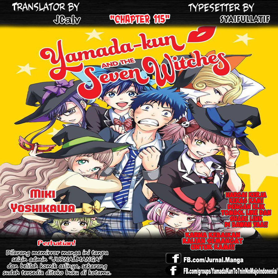 Baca Komik Yamada-kun to 7-nin no Majo Chapter 115 Gambar 1