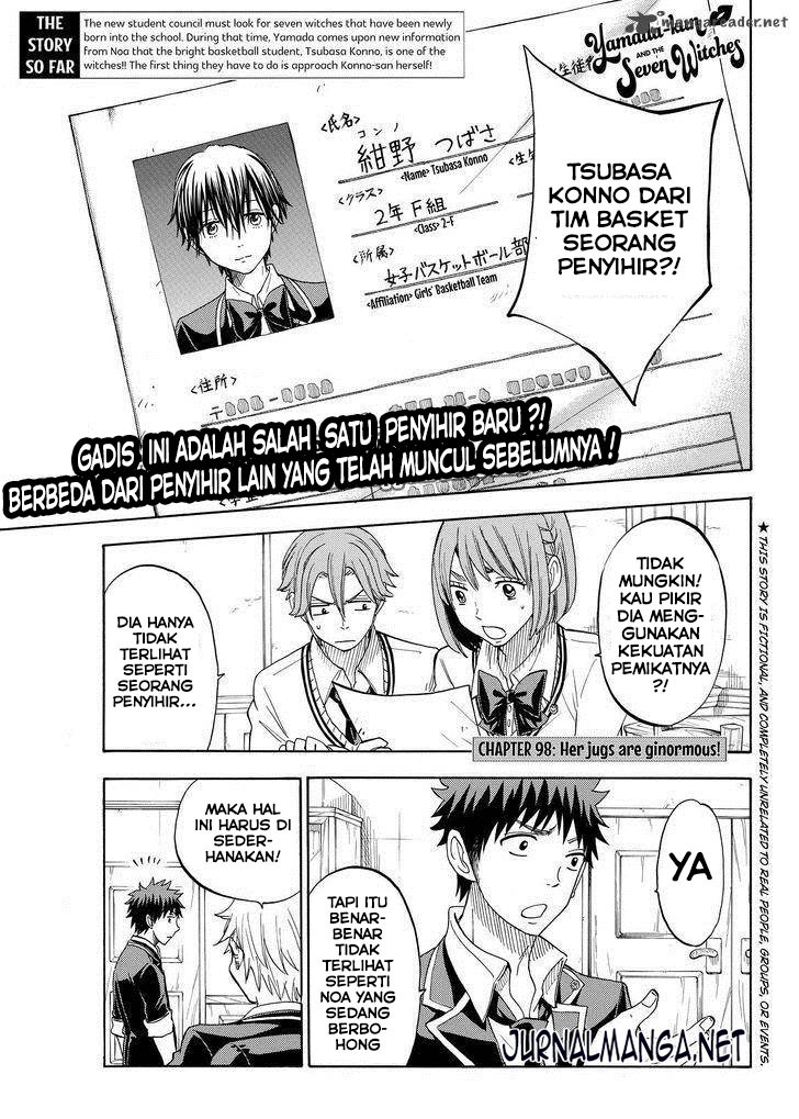 Baca Yamada-kun to 7-nin no Majo Chapter 98 Gambar 2