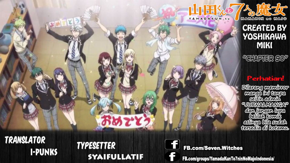 Baca Komik Yamada-kun to 7-nin no Majo Chapter 90 Gambar 1