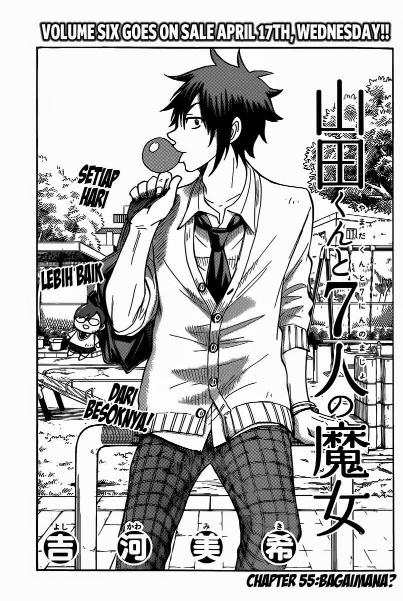 Baca Komik Yamada-kun to 7-nin no Majo Chapter 55 Gambar 1