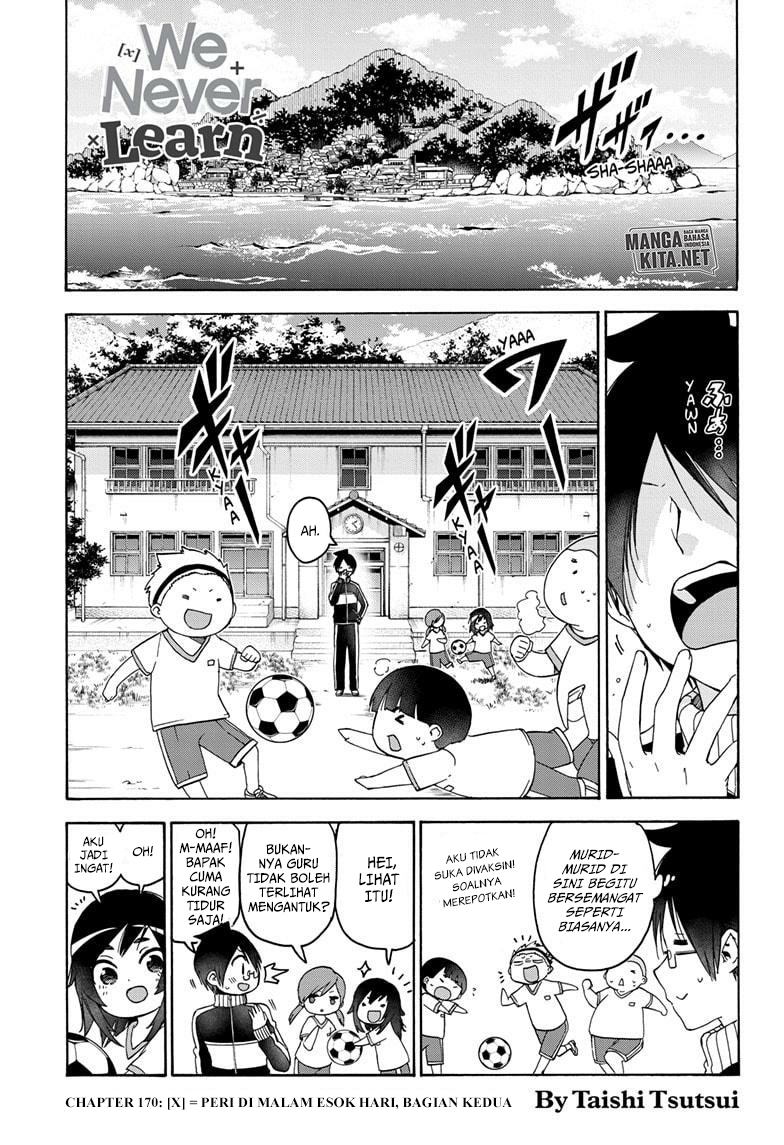 Baca  Bokutachi wa Benkyou ga Dekinai Chapter 170 Gambar 2
