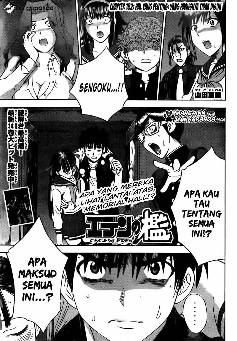 Baca  Cage of Eden Chapter 182 Gambar 2