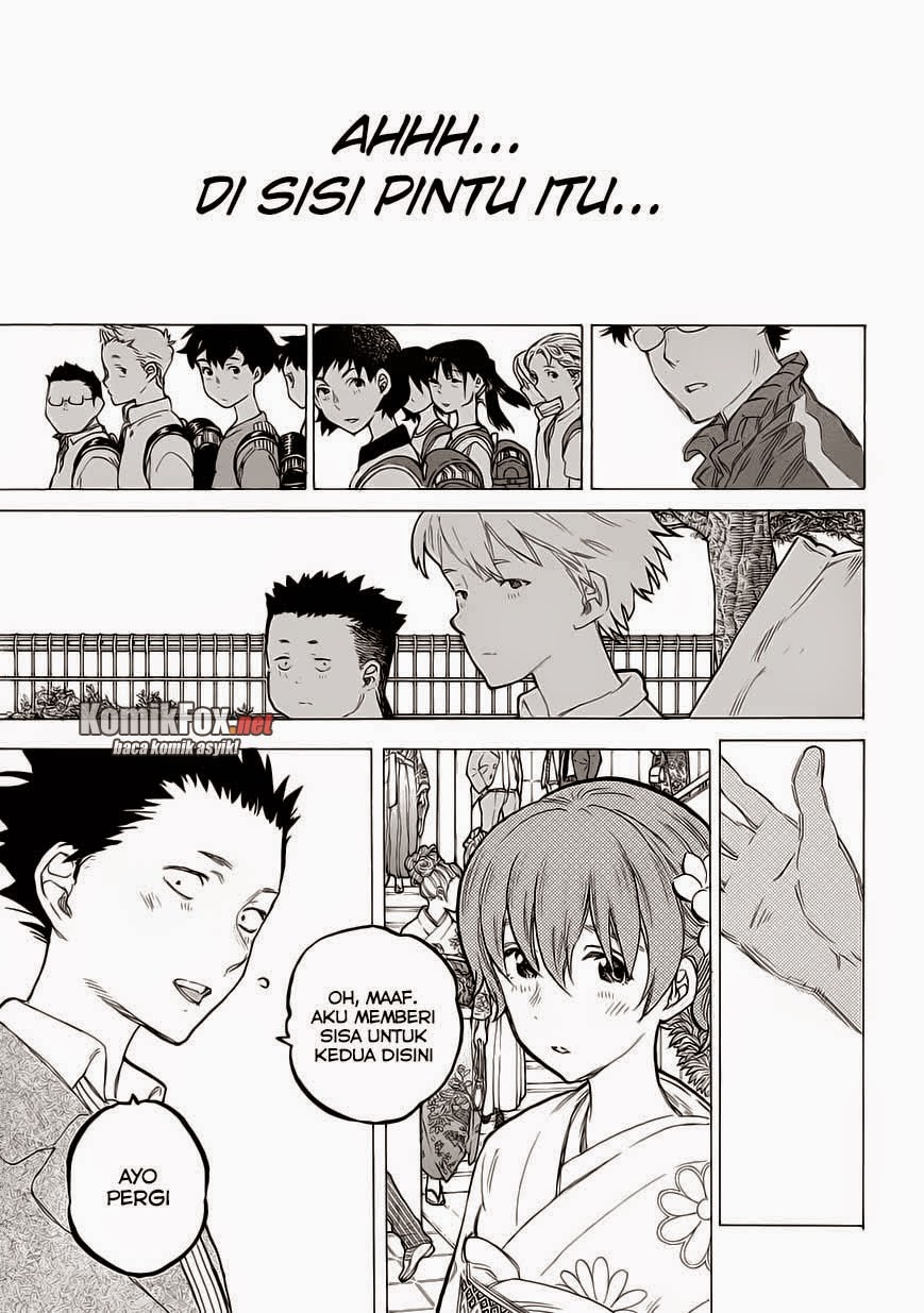 Koe no Katachi Chapter 62 Gambar 13