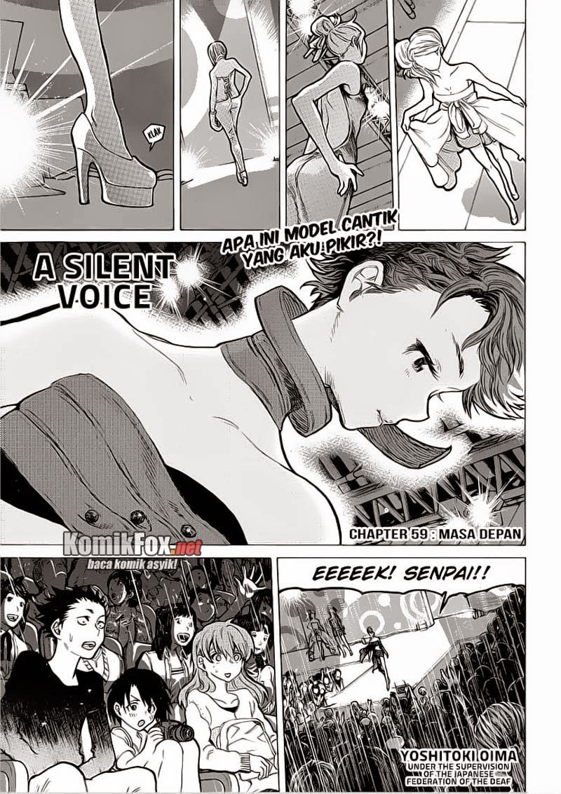 Baca Komik Koe no Katachi Chapter 59 Gambar 1