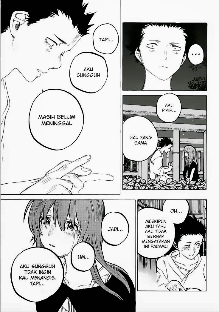 Koe no Katachi Chapter 54 Gambar 14