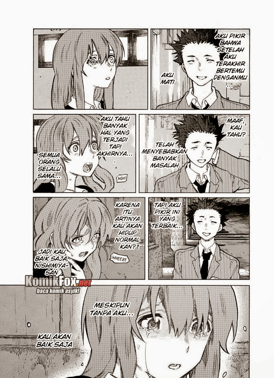 Koe no Katachi Chapter 51 Gambar 16