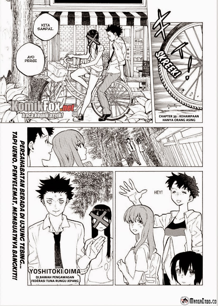 Baca Koe no Katachi Chapter 39 Gambar 2