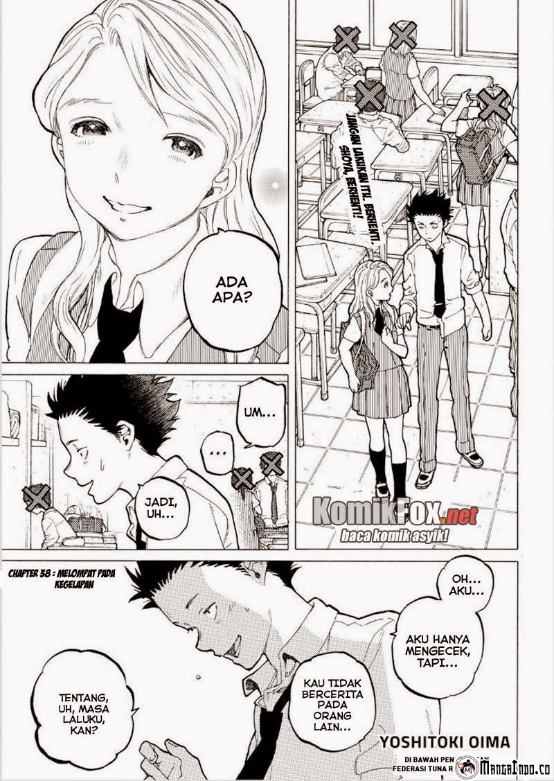Baca Koe no Katachi Chapter 38 Gambar 2