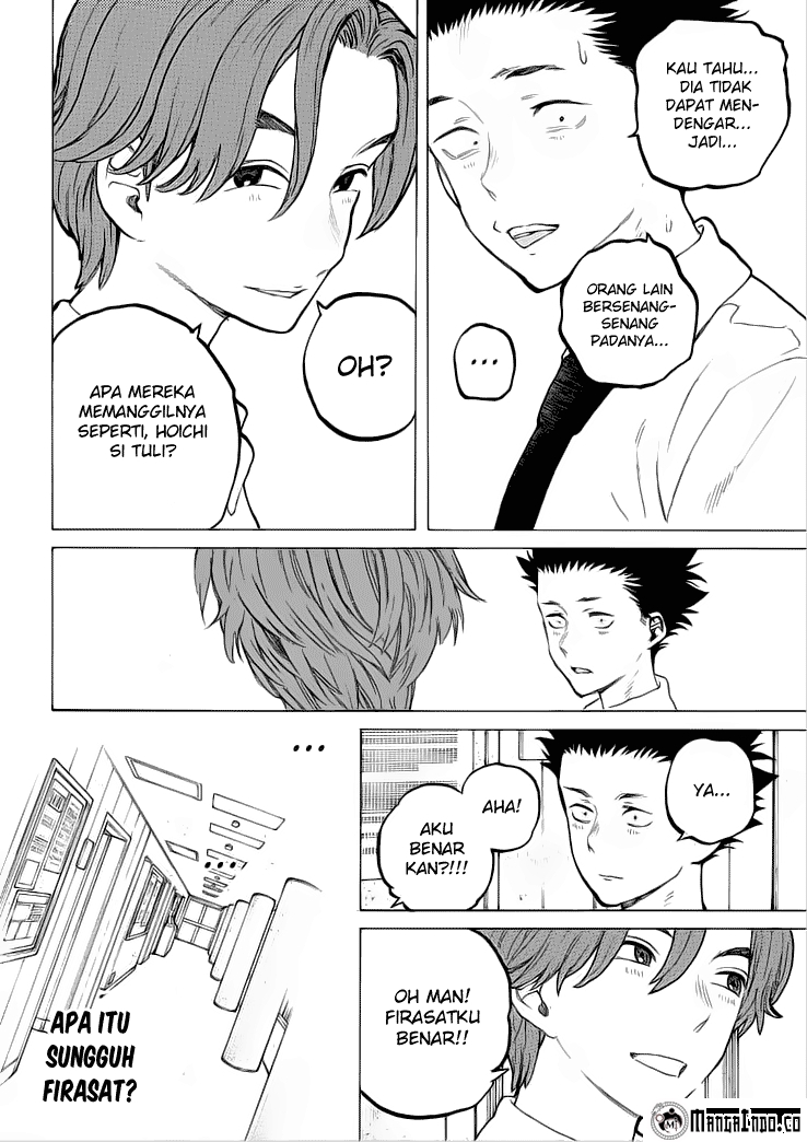 Koe no Katachi Chapter 37 Gambar 13