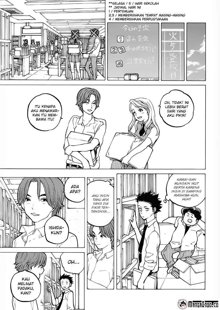 Koe no Katachi Chapter 37 Gambar 8