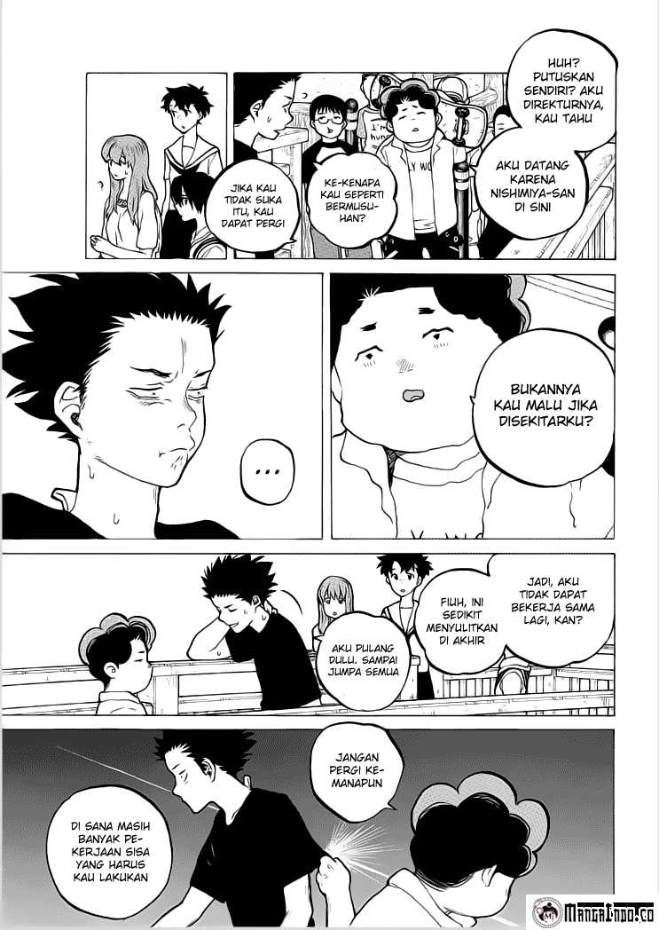Koe no Katachi Chapter 36 Gambar 13