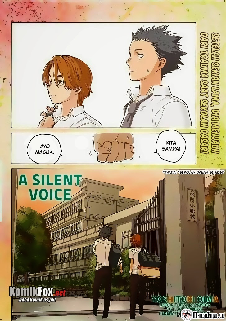 Baca Komik Koe no Katachi Chapter 35 Gambar 1