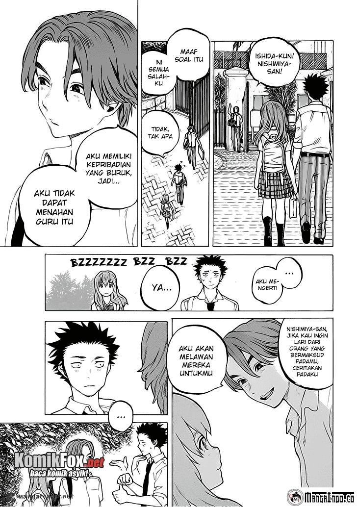 Koe no Katachi Chapter 35 Gambar 18