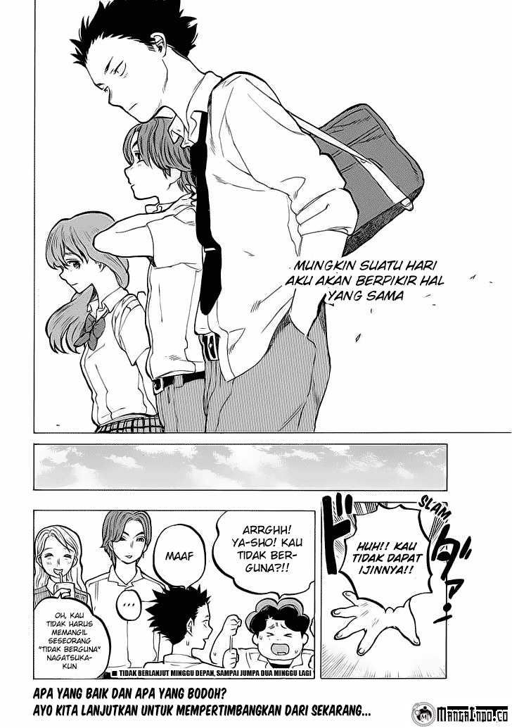 Koe no Katachi Chapter 35 Gambar 21