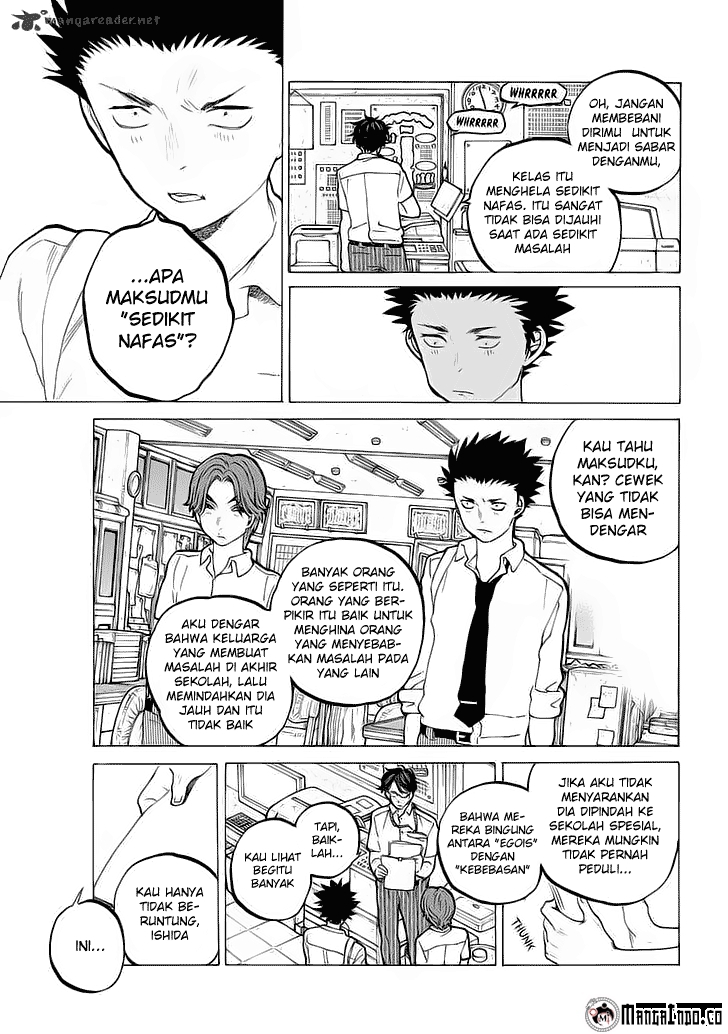 Koe no Katachi Chapter 35 Gambar 8