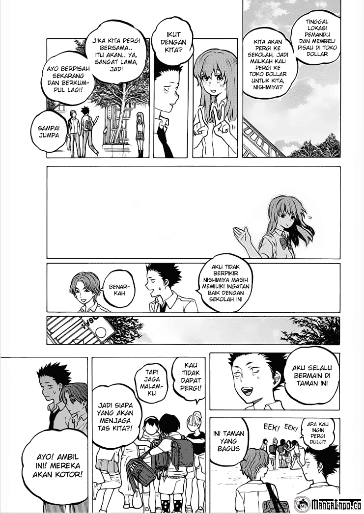 Koe no Katachi Chapter 34 Gambar 15