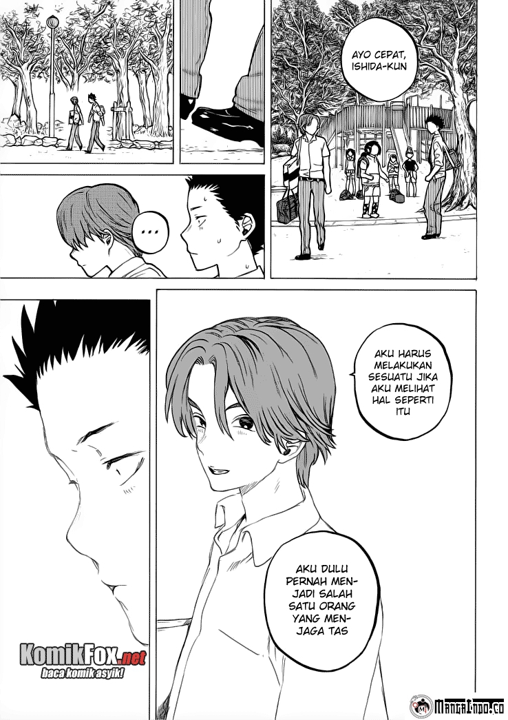 Koe no Katachi Chapter 34 Gambar 19