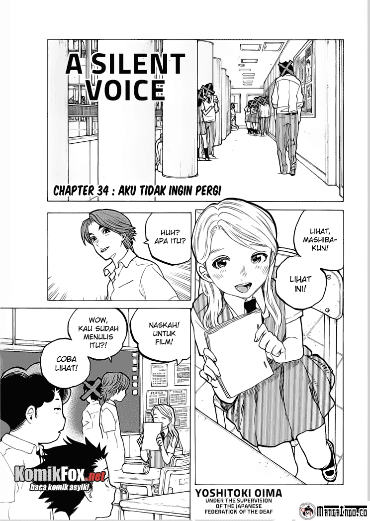 Baca  Koe no Katachi Chapter 34 Gambar 2