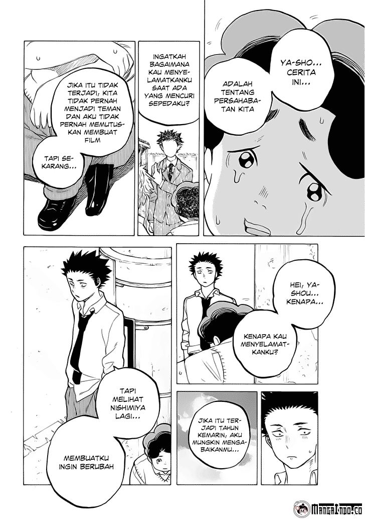 Koe no Katachi Chapter 33 Gambar 19