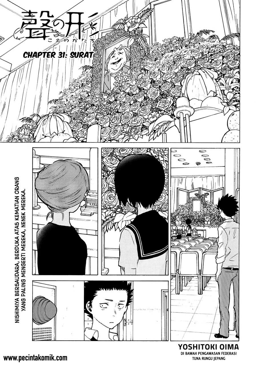 Baca  Koe no Katachi Chapter 31 Gambar 2