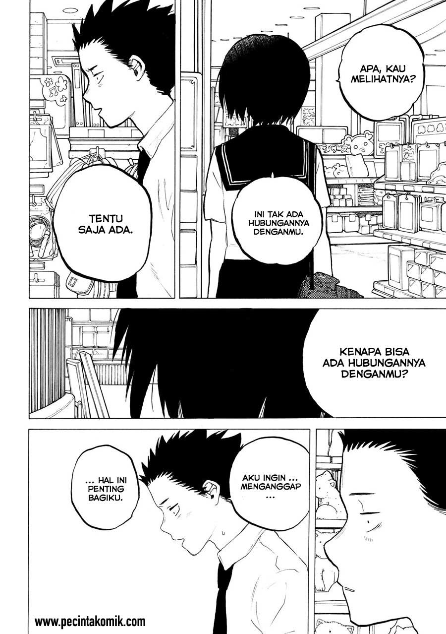 Koe no Katachi Chapter 30 Gambar 19