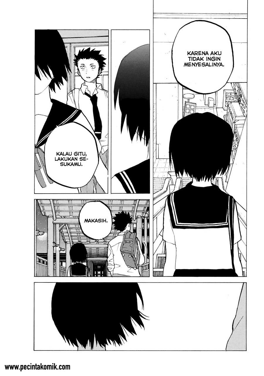 Koe no Katachi Chapter 30 Gambar 20