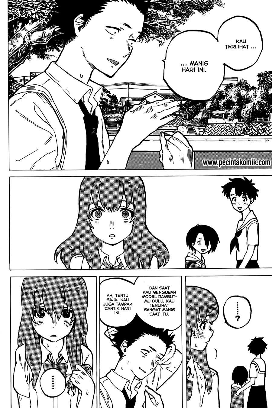 Koe no Katachi Chapter 28 Gambar 13