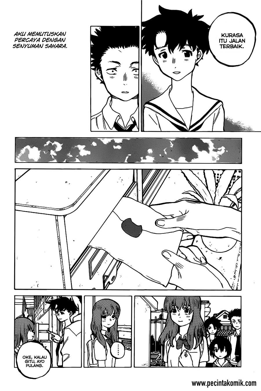 Koe no Katachi Chapter 28 Gambar 19