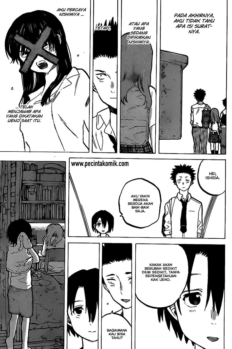 Koe no Katachi Chapter 28 Gambar 20