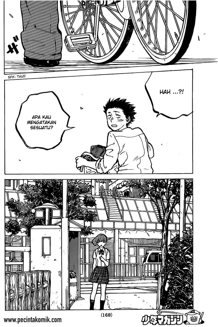 Koe no Katachi Chapter 23 Gambar 16