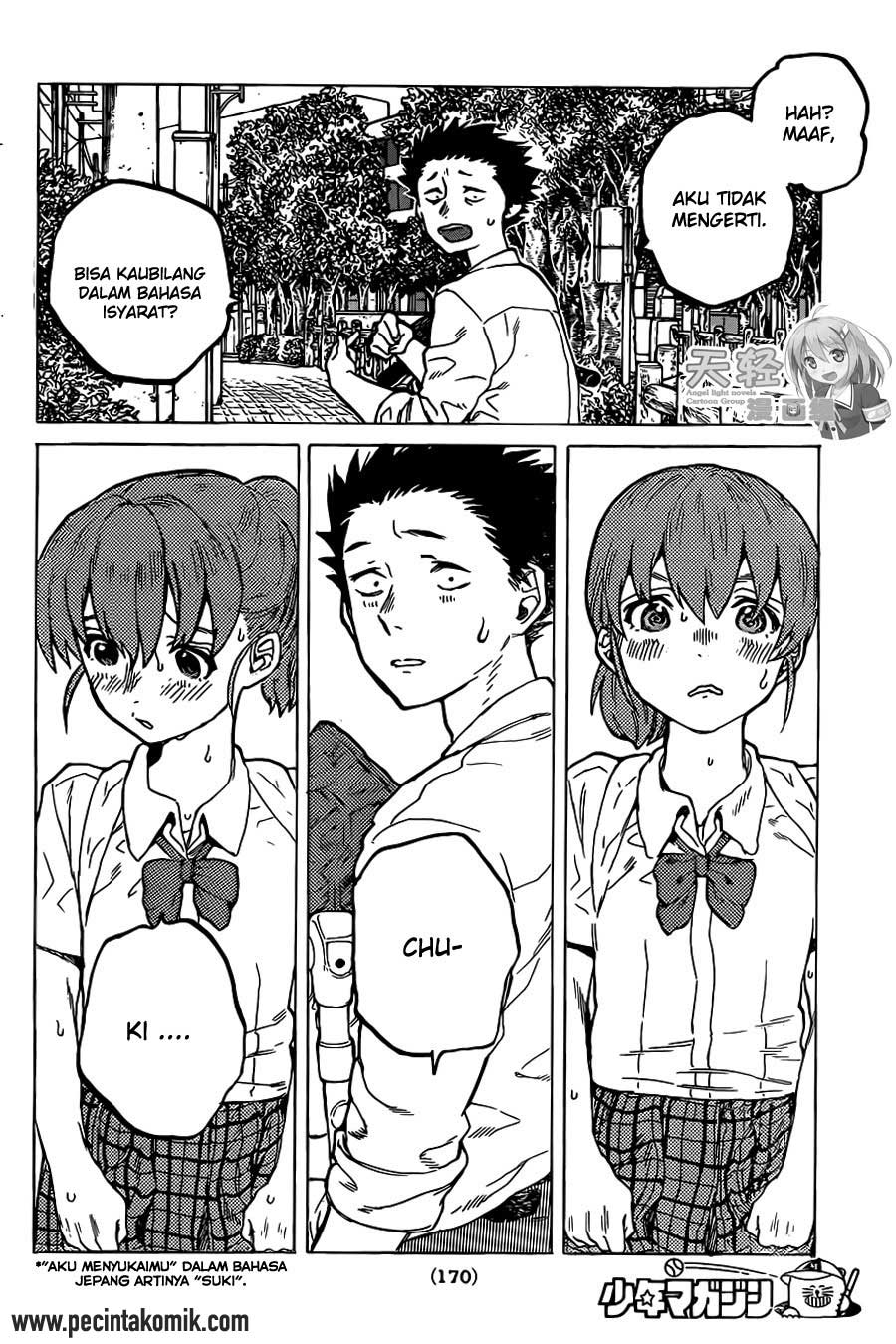 Koe no Katachi Chapter 23 Gambar 18