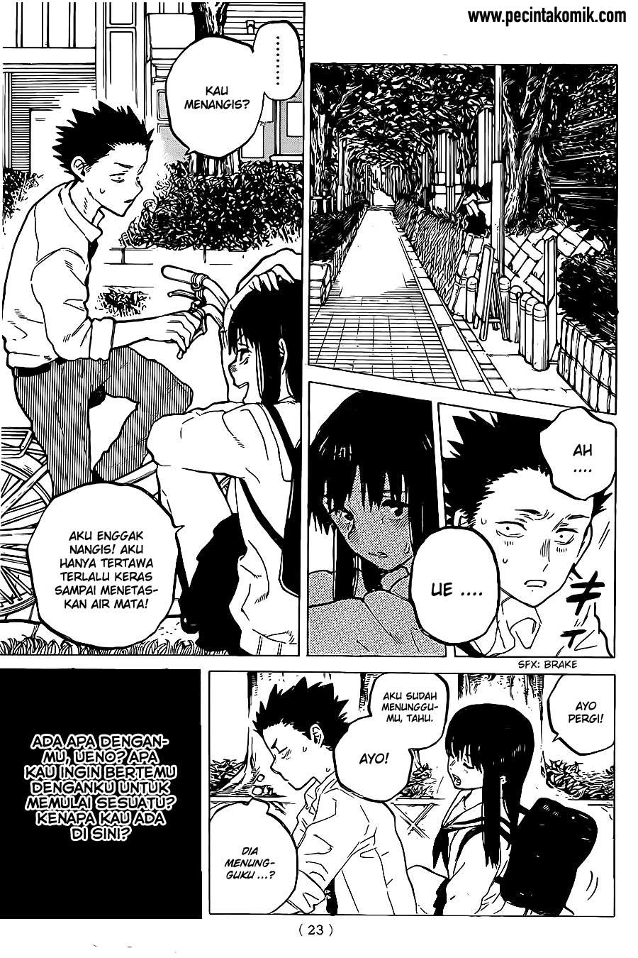Koe no Katachi Chapter 21 Gambar 15
