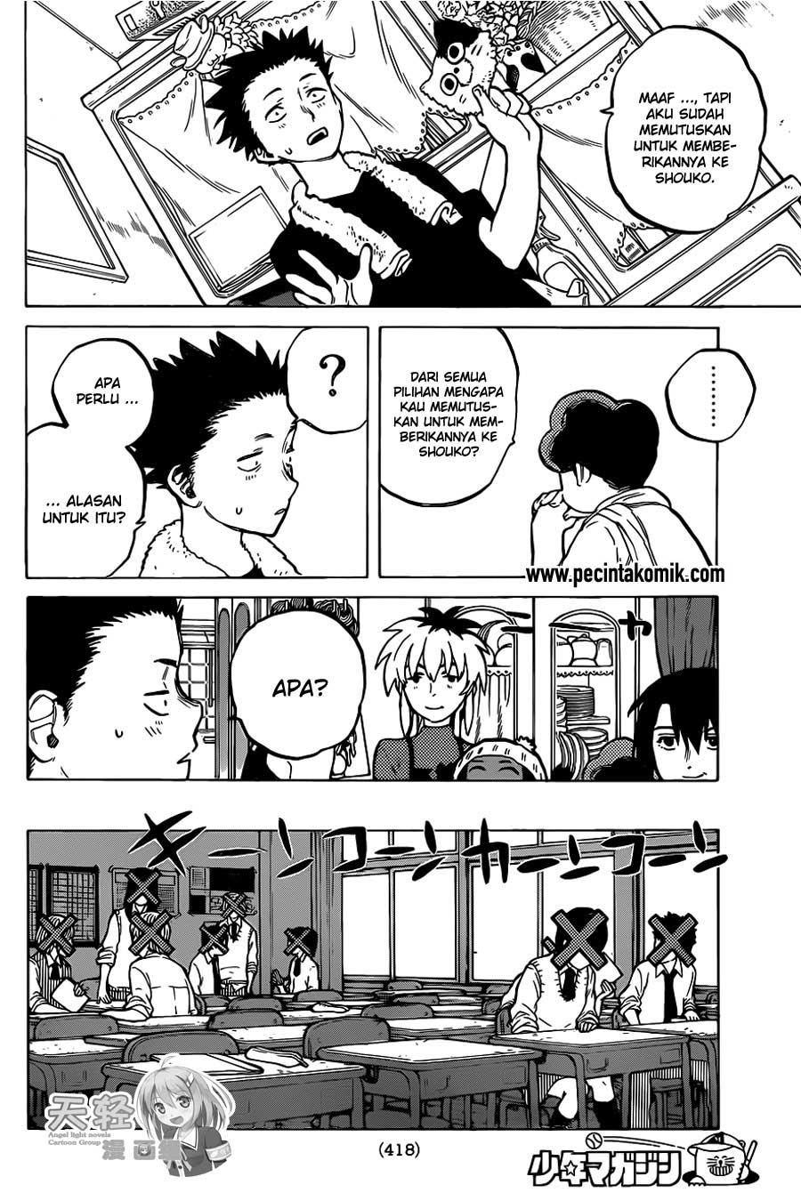 Koe no Katachi Chapter 20 Gambar 11