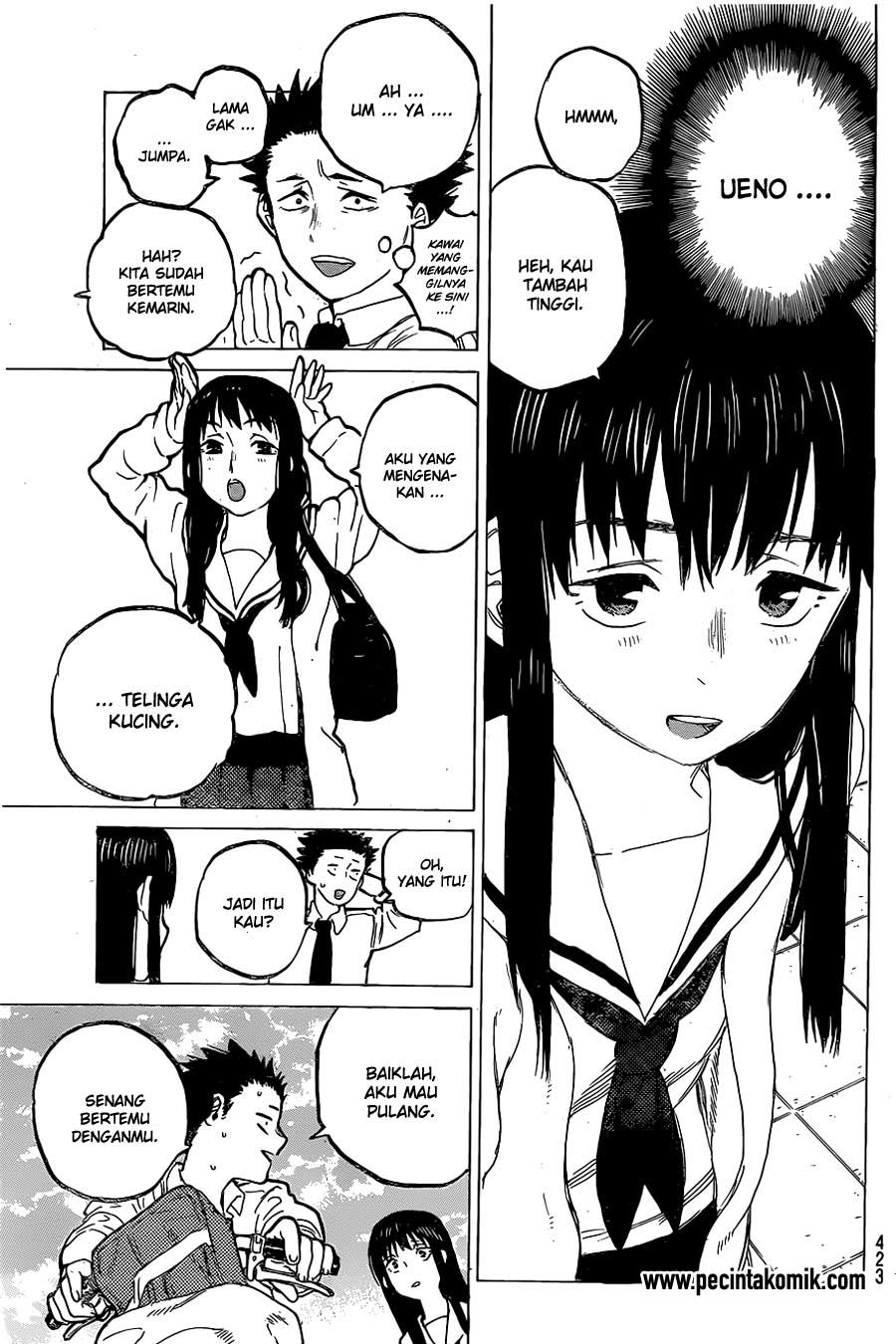 Koe no Katachi Chapter 20 Gambar 16