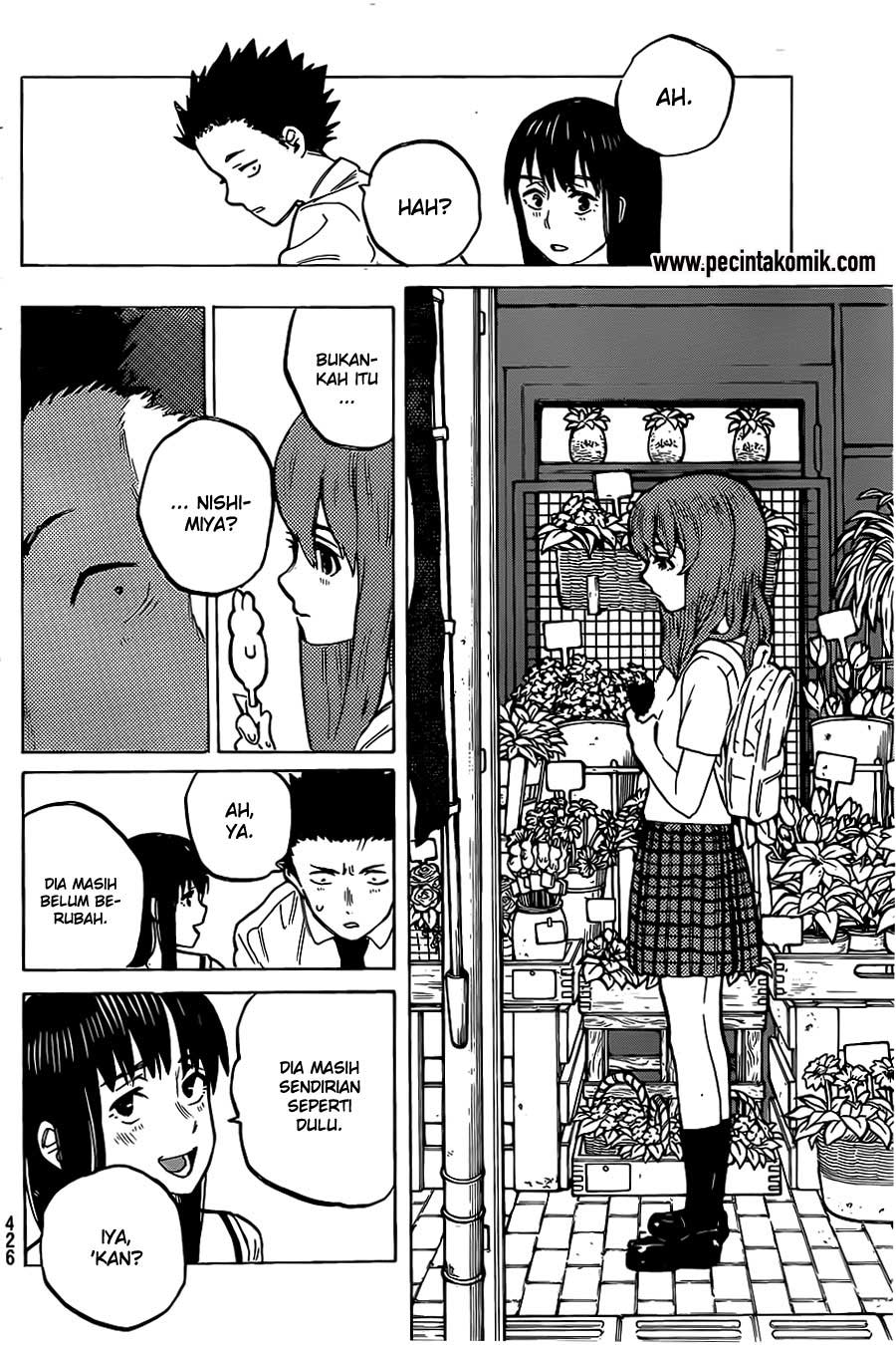 Koe no Katachi Chapter 20 Gambar 19