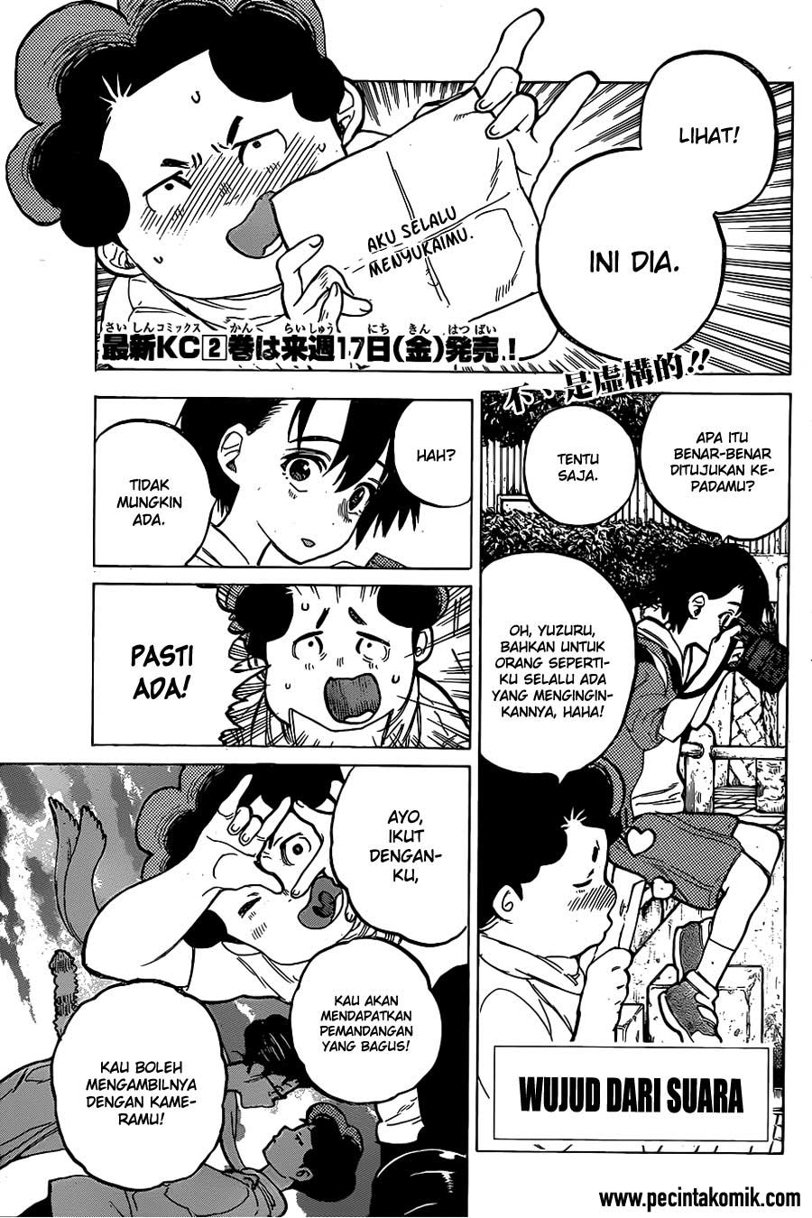 Baca Koe no Katachi Chapter 20 Gambar 2
