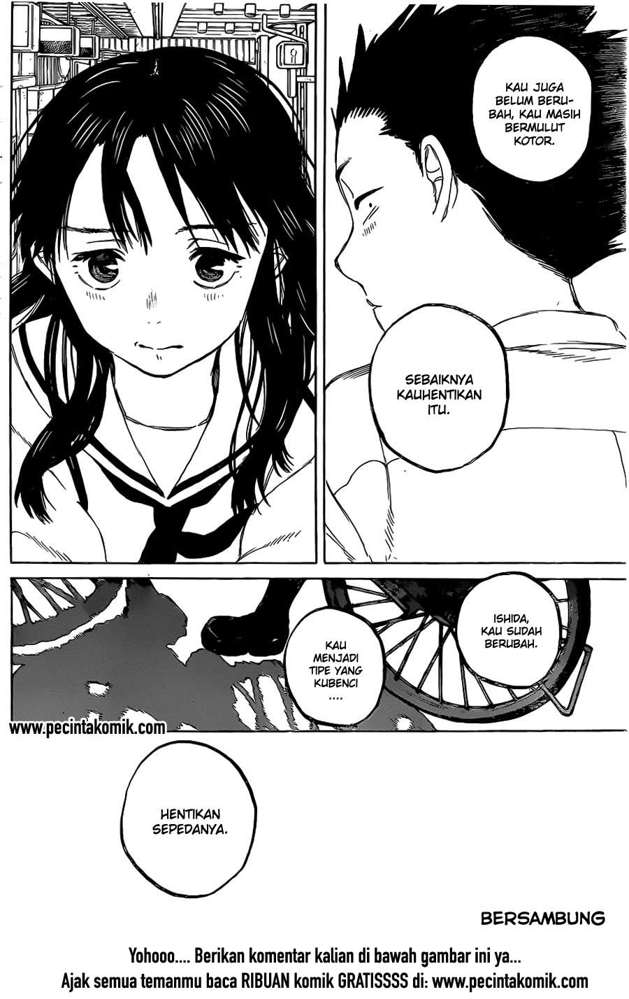 Koe no Katachi Chapter 20 Gambar 21