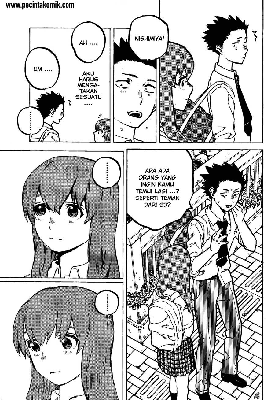 Koe no Katachi Chapter 18 Gambar 4